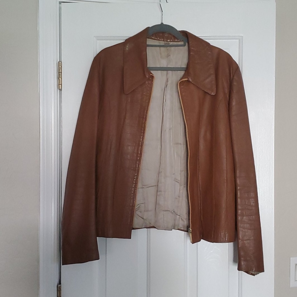 Women's leather jacket